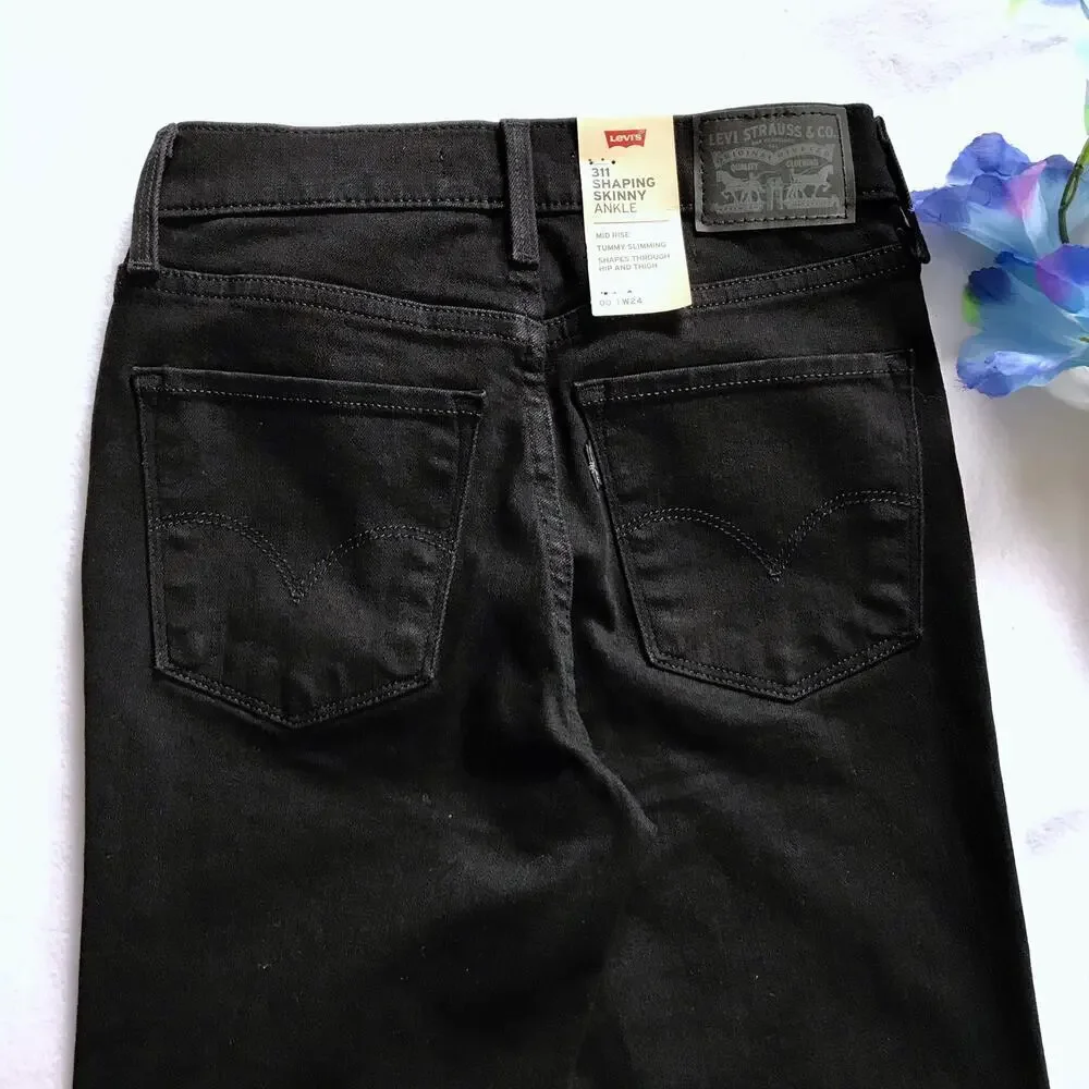 Levi's Sculpt NWT 311 Shaping Skinny Ankle Jeans Women 00/24
